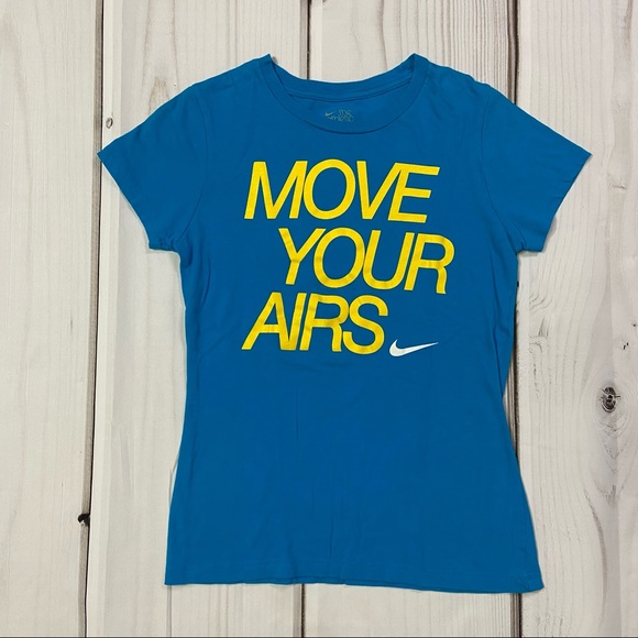 NIKE Women’s Move Your Airs Short Sleeve Tshirt Size S - Picture 2 of 8